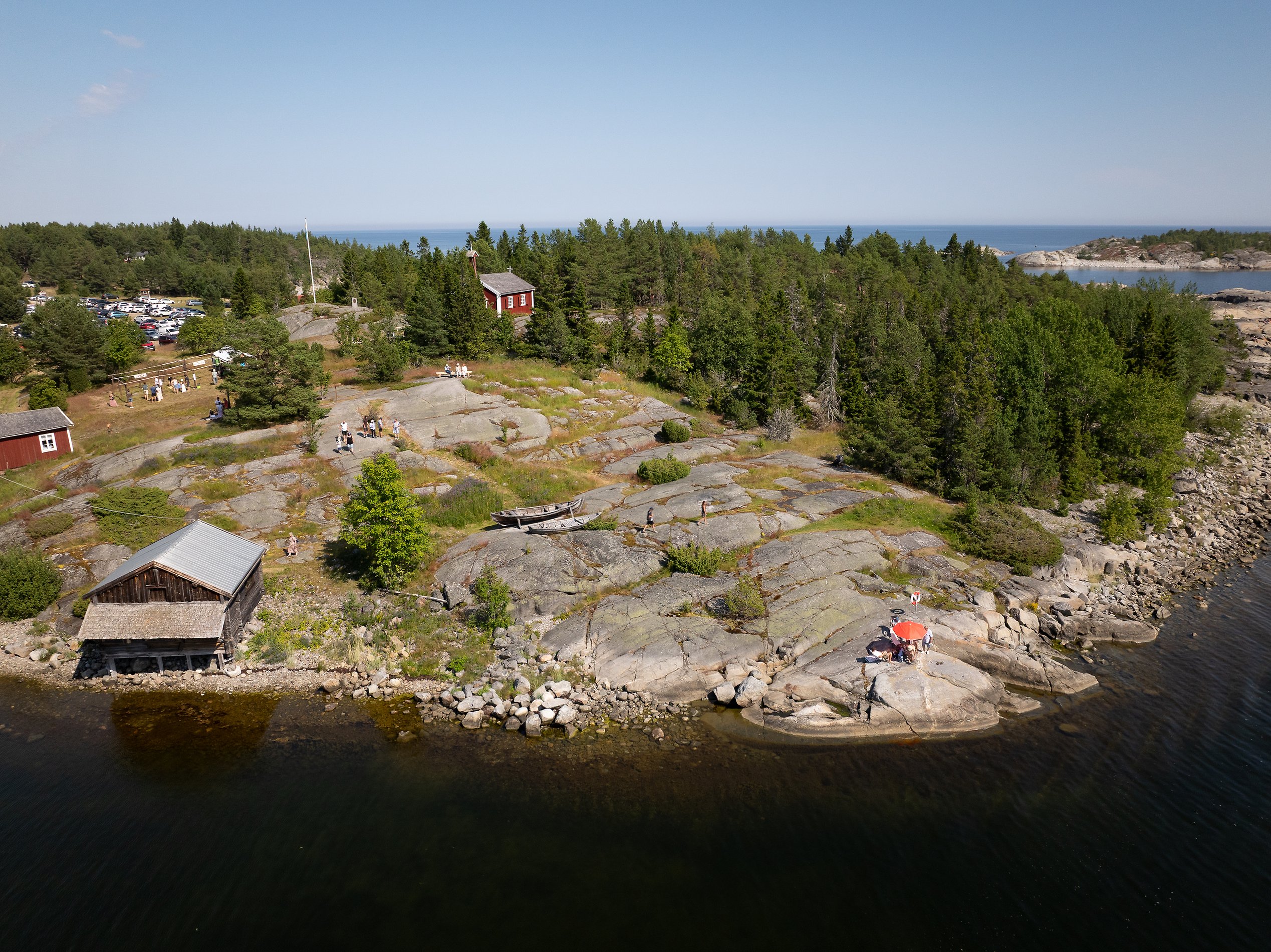 Drönarbild över Skeppshamn